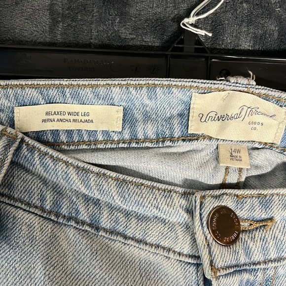 UNIVERSAL thread, relaxed, wide, leg, women’s denim jeans. - Picture 3 of 4